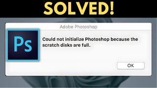 How to Clear Scratch Disk Photoshop [upl. by Ecital]