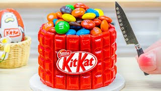 Amazing Rainbown Kitkat Cake  Best Miniature OREO KitKat Dairy Milk Ice Cream Decorating Idea [upl. by Danna]