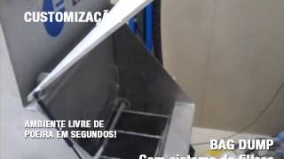 Opcionais Eirich Machines  Tampas e Bag Dump [upl. by Weisberg]