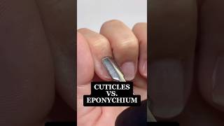 Cuticles Vs Eponychium short acrylicapplication nailtech beginnernailtech nailtechlife [upl. by Adriel]