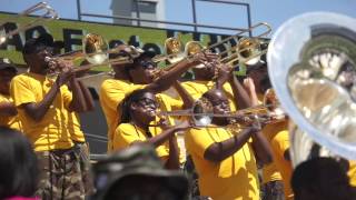 ASU Black amp Gold Game Trombones performing quotHip Hop Junkie amp Long Walkquot [upl. by Bertle]