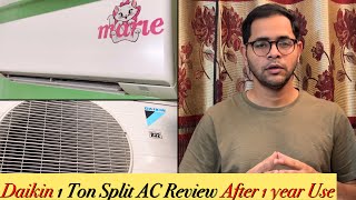 Daikin Split AC 1 Ton 3 Star Review MUST WATCH BEFORE YOU BUY DAIKIN AC [upl. by Sinegra977]