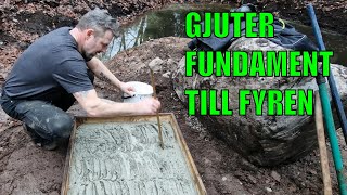 Gjuter fundament till fyren [upl. by Nestor224]