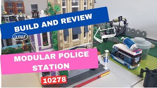 Police Station  Build and Review  10278 [upl. by Walcoff]