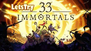 33 Immortals Early Access Beta Gameplay  First Look [upl. by Tnomyar]