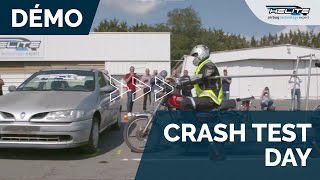 CRASH TEST DAY  Airbag Electronic system by Helite [upl. by Whatley]