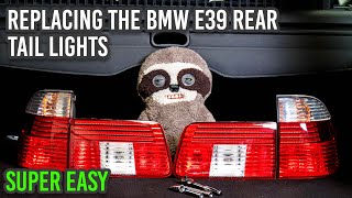 How to replace the BMW E39 WagonTouring Rear Lights [upl. by Auliffe429]