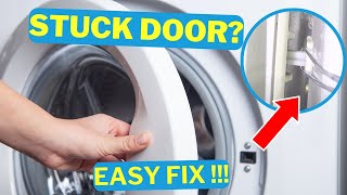 Washing Machine Door Stuck wont open How to Release and Open the Door Easily [upl. by Naimed920]