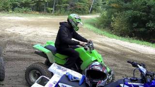 Trail Riding in Michigan MUST SEE Banshee  Tecate [upl. by Ailerua]