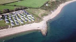 Creek Caravan Park Ringstead aerial view [upl. by Wootan]