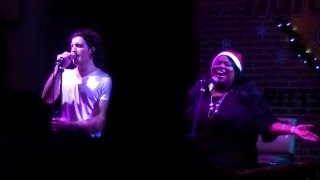 Joel Ros amp Mish quotBelievequot Josh Groban Cover Live [upl. by Aicertal]