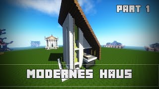 Kleines MODERNES Haus bauen  Minecraft Tutorial  EINFACH [upl. by Berck]