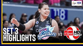 CREAMLINE vs CIGNAL  SET 3 HIGHLIGHTS  2024 PVL INVITATIONAL CONFERENCE  September 9 2024 [upl. by Saba]