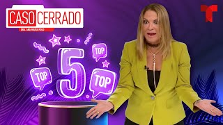 ESPECIAL DE CASO CERRADO los 5 programas más vistos en 2022 [upl. by Jollenta655]