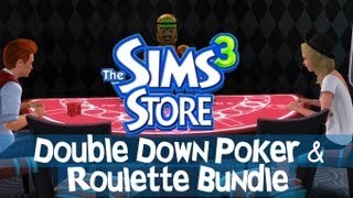 The Sims 3 Store Double Down Poker amp Roulette Bundle Overview amp Review [upl. by Ahidam]