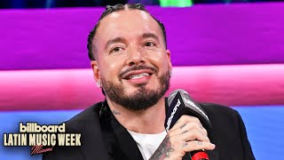 The Superstar QampA With J Balvin  Billboard Latin Music Week 2024 [upl. by Eidnalem]