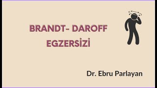 Brandt Daroff Egzersizi [upl. by Pittman]