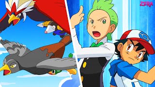 Ash and Cilan vs Soren and Rocko  Full Battle  Pokemon AMV [upl. by Navillus]