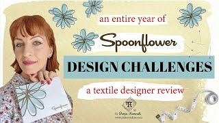 Spoonflower Design Challenges review reasons pros cons rules [upl. by Frey]