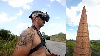 FPV DRONE VS TOWER DIVE DRONE CRASHES [upl. by Pollitt]