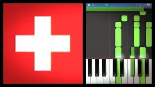 Schweizer Hymne Piano Tutorial 🇨🇭 [upl. by Franklyn837]