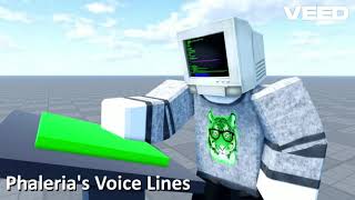 Phalerias Voice Lines  20WOOFRBLX Sound Effects [upl. by Kallman]