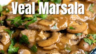 Veal Marsala Scaloppine al Marsala [upl. by Siletotsira]