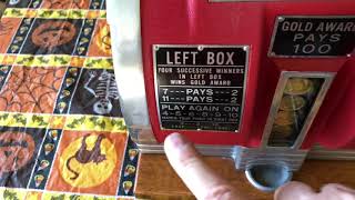 1936 Buckley Bones dice gambling craps machine [upl. by Anil]