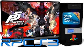 RPCS3 006 PS3 Emulator  Persona 5 Gameplay Xeon E52650v2 17 [upl. by Ramas]