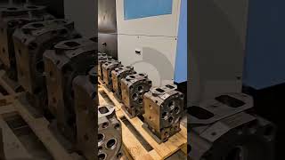 Cylinder Head production for big GasDiesel engines [upl. by Harvard917]