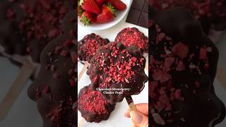 Strawberry chocolate pops trending dessert subscribe food pop viralvideo shorts foryou [upl. by Ydaf476]