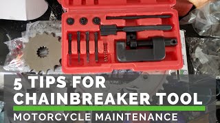 5 Tips for Using a Chain Breaker amp Rivet Tool [upl. by Vergil777]