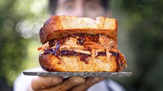 El mejor Sandwich de Pulled Pork de la Historia  Locos X el Asado [upl. by Dott]