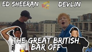 WTF ED SHEERAN amp DEVLIN  Americans React to Devlin x Ed Sheeran  The Great British Bar Off [upl. by Noirod]