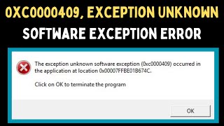 How to Fix 0xc0000409 Exception Unknown Software Exception Error on Windows 11 [upl. by Autry]