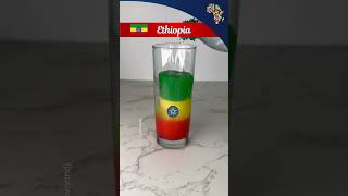 Part 2  Creative Drinks with African National Flags shorts [upl. by Frum]