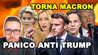 IL PIANO DI MACRON RUTTE E MICHEL per arginare TRUMP  PANICO in Europa per le scelte sull’UCRAINA [upl. by Yhtomiht920]