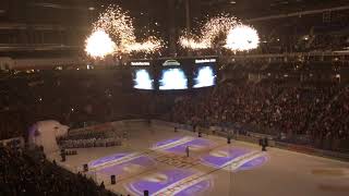 Eisbären Berlin Playoffsintro  Einlauf  startin six Eisbären Berlin gegen Grizlys Wolfsburg [upl. by Swirsky]