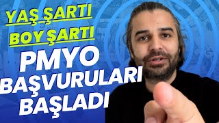 POLİSLİK PMYO BAŞVURULARI BAŞLADI PMYO YAŞ VE BOY ŞARTI [upl. by Balmuth347]