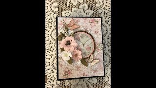 BEGINNERS MINI ALBUM TUTORIAL PART 1 SHABBY ROSE SHELLIE GEIGLE JS HOBBIES AND CRAFTS [upl. by Dekow]