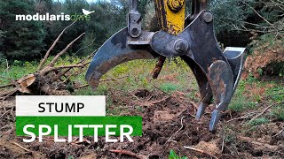 Tree Stump Splitter [upl. by Amoeji]