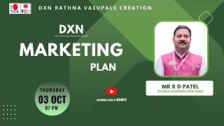 DXN MARKETING PLAN  Mr R D PATEL  DD  DXN RVC [upl. by Haldane232]