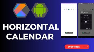 Horizontal Calendar with Future Date Disabled in Android  Calendar Date Picker android kotlin [upl. by Tisbee875]