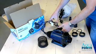 Unboxing AquaForte DM Low Voltage Teichpumpe [upl. by Abbate90]