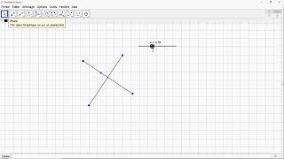 Tuto Geogebra symétrie axiale pliage [upl. by Ialohcin638]