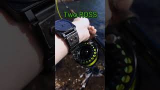 Two Ross BR03 94 PHANTOM BELL amp ROSS AVIATION INSTRUMENTS CHRONOGRAPH AUTOMATIC WATCH ROSS fly reel [upl. by Asselim]