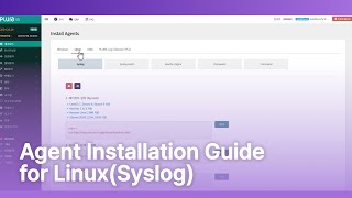 Agent Installation Guide for Linux Syslog [upl. by Arreip]