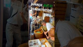 Famous Mochi Pounding  Nakatanidou Nara Japan 🇯🇵 mochi traditional shorts asmr asmrvideo [upl. by Salazar]