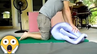 Try not to Break Backbending Challenge [upl. by Nils]