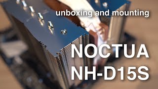 Noctua NHD15S CPU Air Kühler unboxing und Montage auf LGA1200 10th Gen Intel Gigabyte Z490 Vision D [upl. by Nitsreik215]